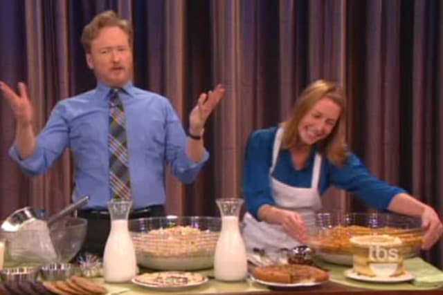 Christina Tosi Teaches Conan O'Brien About Cereal Milk