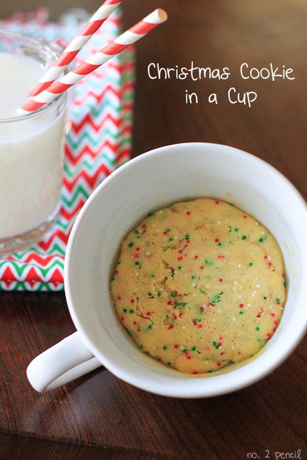 Christmas Cookie in a Cup