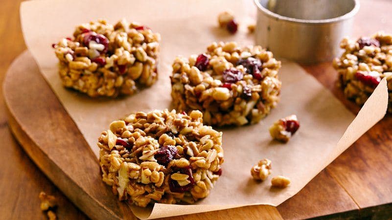 No Bake Protein Breakfast Cookies