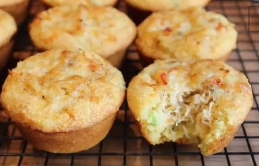 Droolworthy Crab Stuffed Corn Muffins