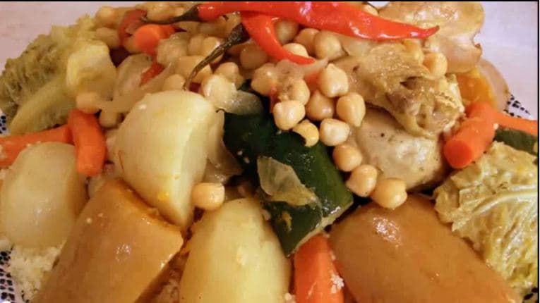 Couscous and veg - Moraccan
