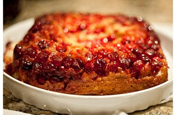 Gluten Free Cranberry Upside Down Cake