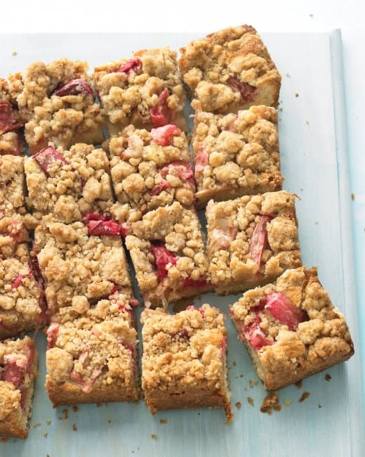 Rhubarb Crumb Bars