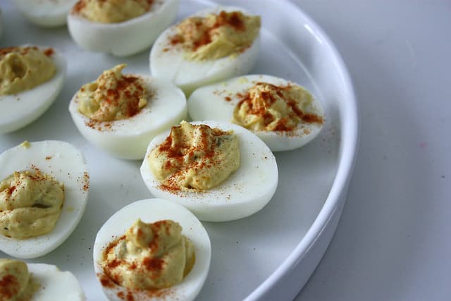 deviled eggs