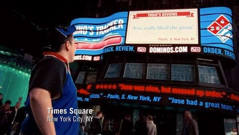 Domino's Times Square Billboard