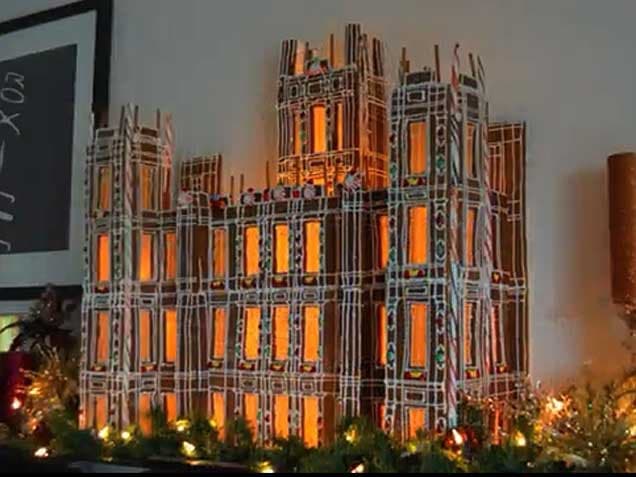 Amazing Downtown Abbey Gingerbread House