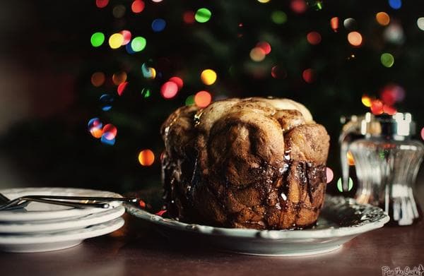 Slow Cooker Eggnog French Toast Monkey Bread