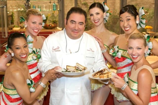 the rockettes visit emeril's table