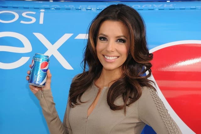 Eva Longoria Promotes Pepsi NEXT in Times Square