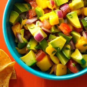 Sweet And Savory Chunky Mango Guacamole Recipe