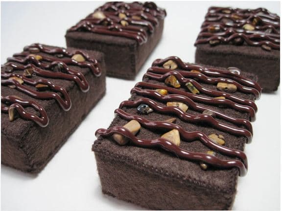Fabulous Felted Brownies