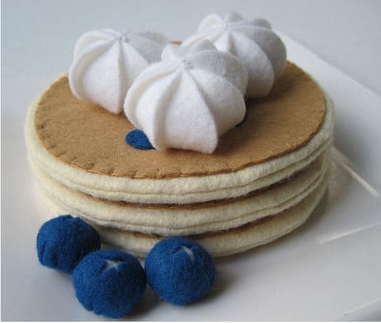 Etsy Crush: Felt Blueberry Pancakes