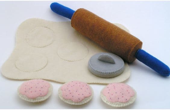 Etsy Crush: Felted Cookie Baking Set