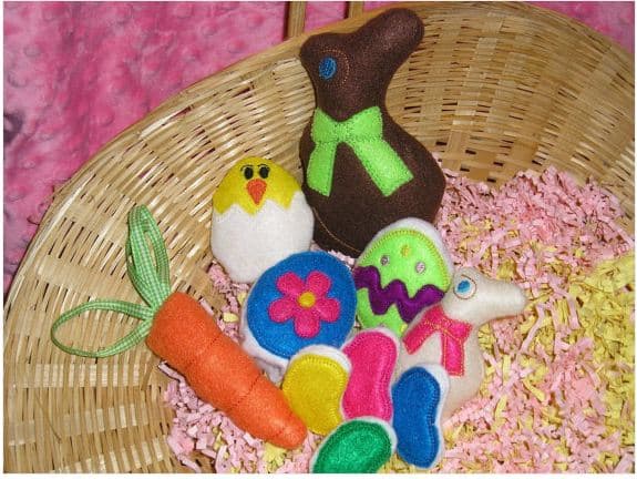 Felted Easter Food