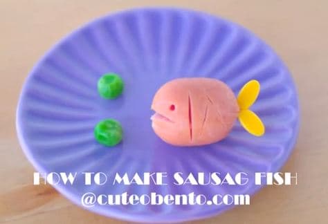 Bento Basics: Cutest Chubby Sausage Fish Tutorial