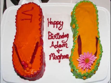 flip flop cake