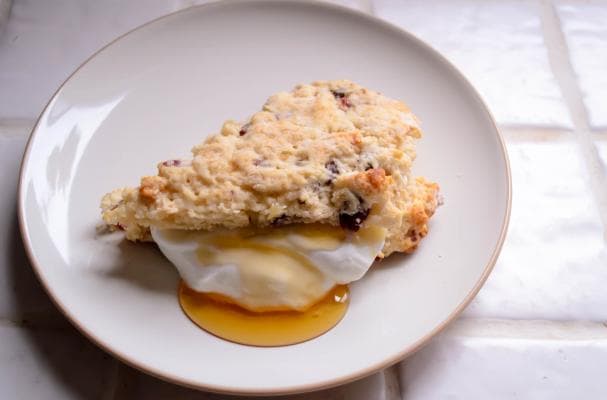 Delectable Yogurt and Honey Filled Scones