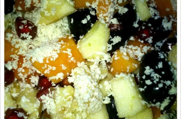 Fruit Salad With White Chocolate