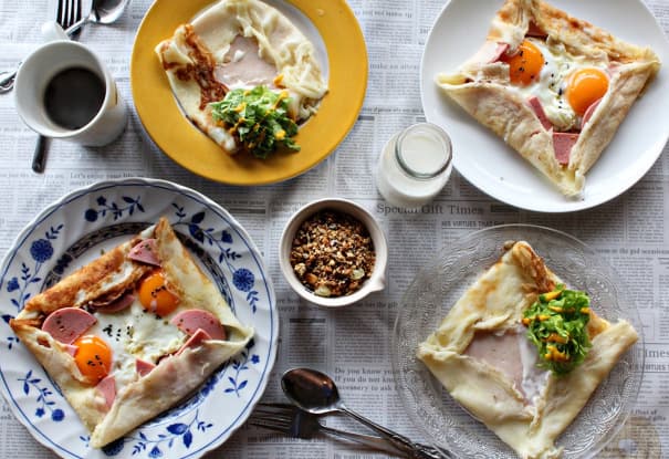 Customized Breakfast Galettes