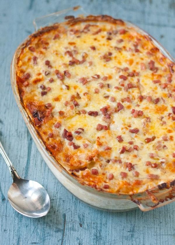 Potatoes and Apples Au Gratin