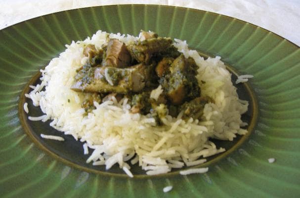 New Food Alert: Green Minty Curry Chicken