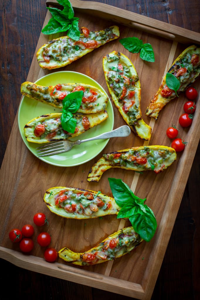 Grilled Summer Squash Boats and Other Stuffed Squash Recipes