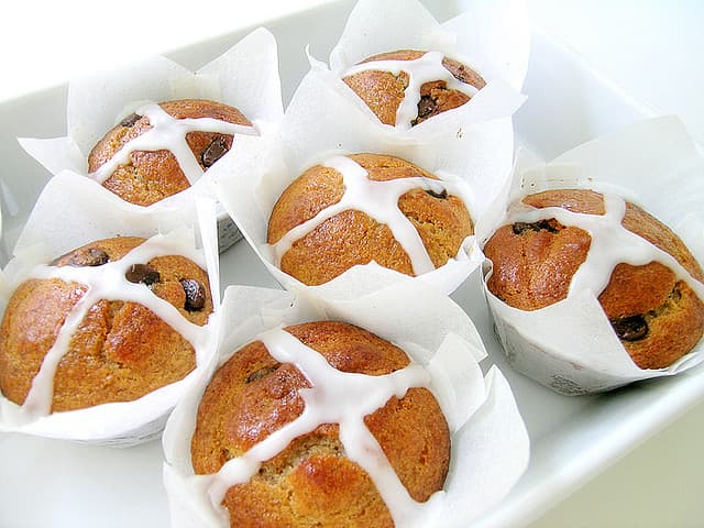 faux hot crossed buns