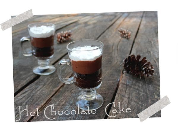 Hot Chocolate Cake in a Mug