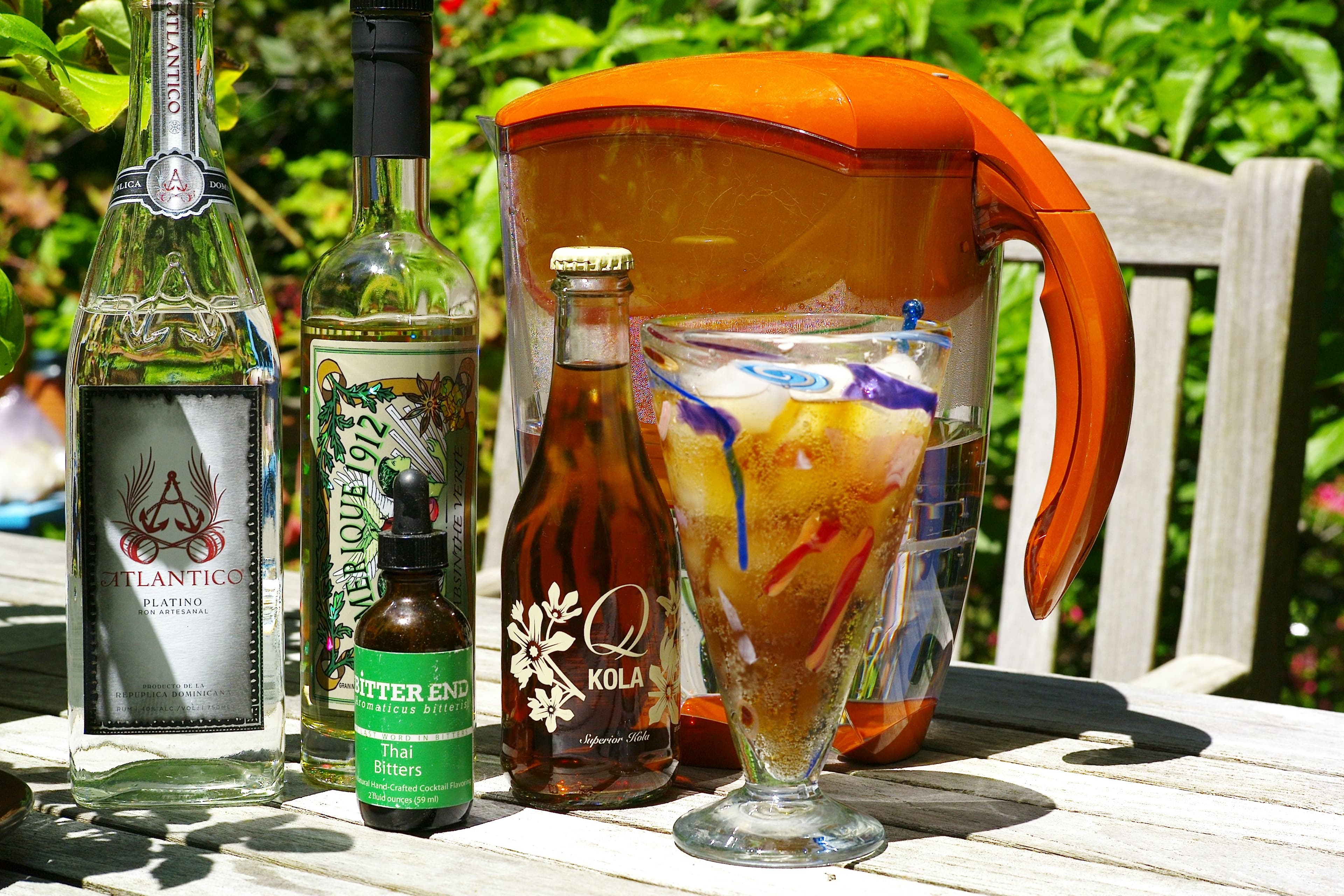 Rushing of Wings Cocktail.  Danger Level of 4 out of 5! 