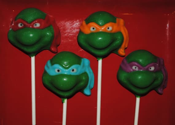 Teenage Mutant Ninja Turtles Chocolate Lollipops