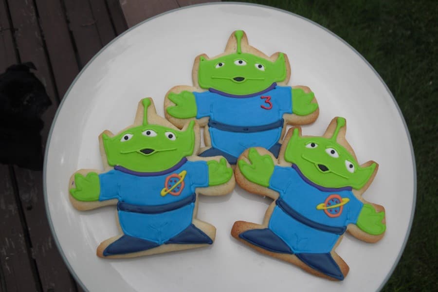 Toy Story Alien Sugar Cookies