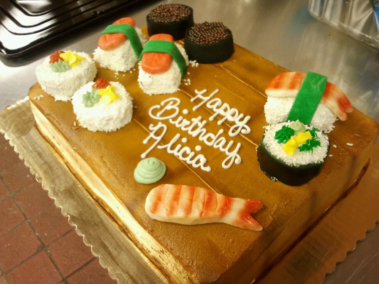 Sushi Birthday Cake