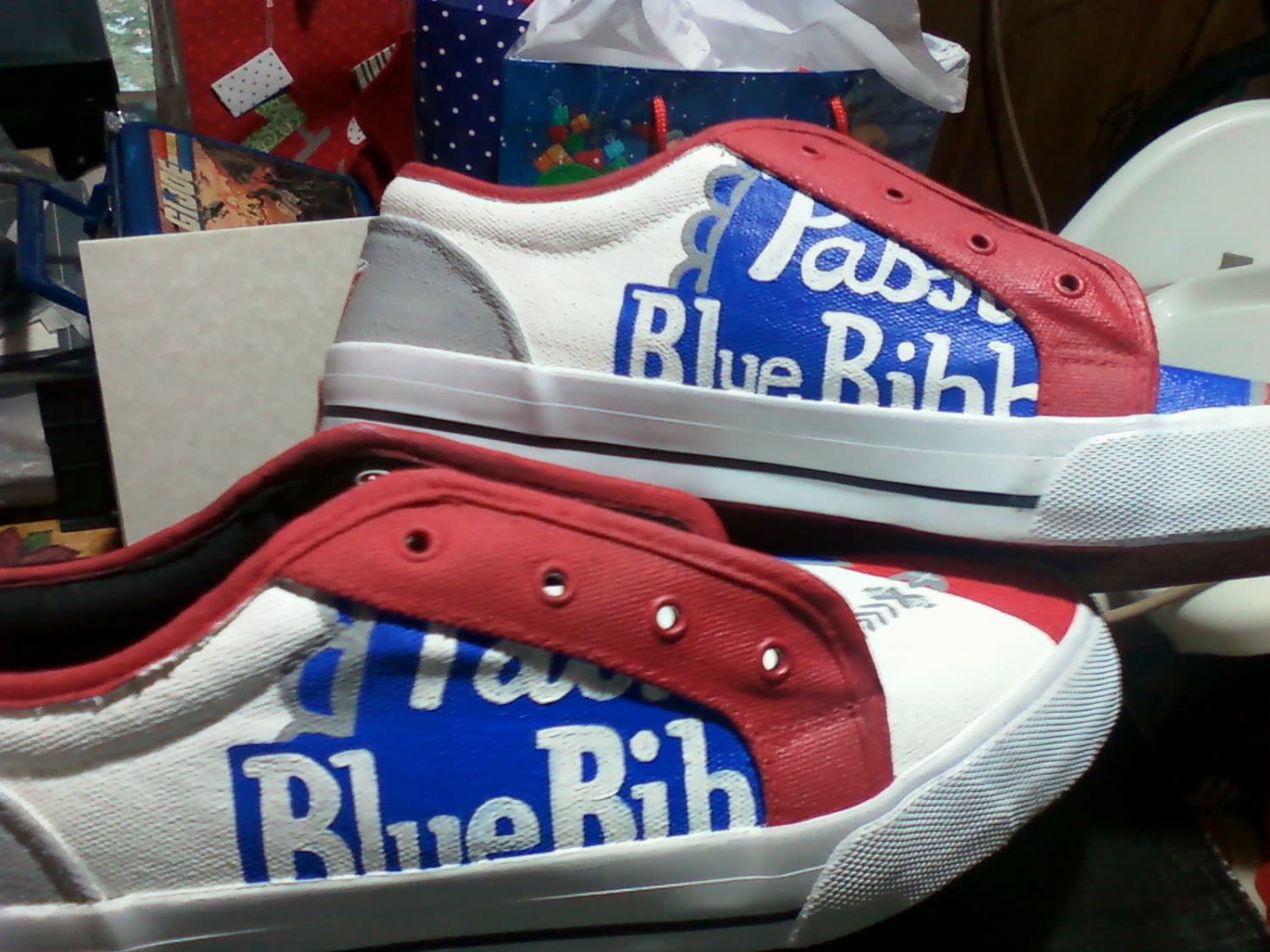 Pabst Blue Ribbon Shoes