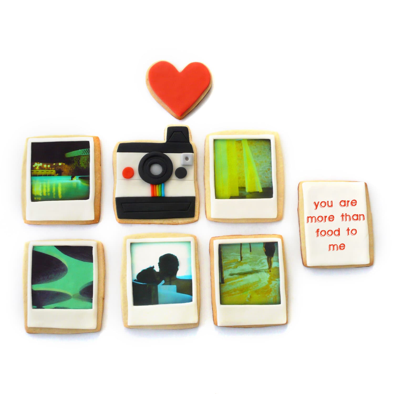 Custom Polaroid Photo Cookies