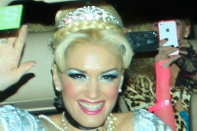 Gwen Stefani dressed up as Cinderella at Kate Hudson's Halloween party
