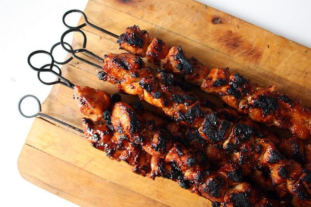 chicken kebabs
