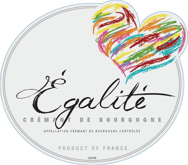 marriage equality egalite sparkling wine