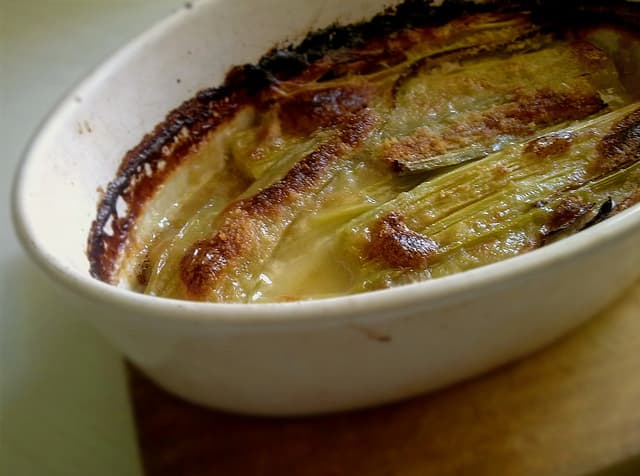 leeks au gratin