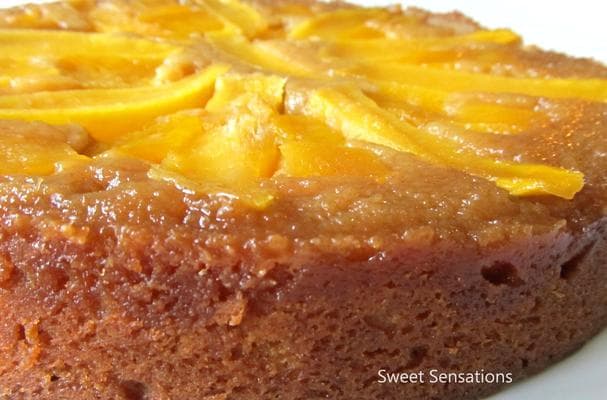 Mango Upside Down Cake