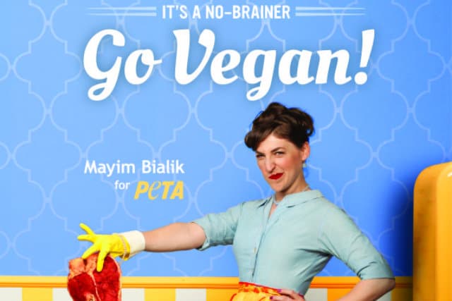 Mayim Bialik Trashes Meat for PETA