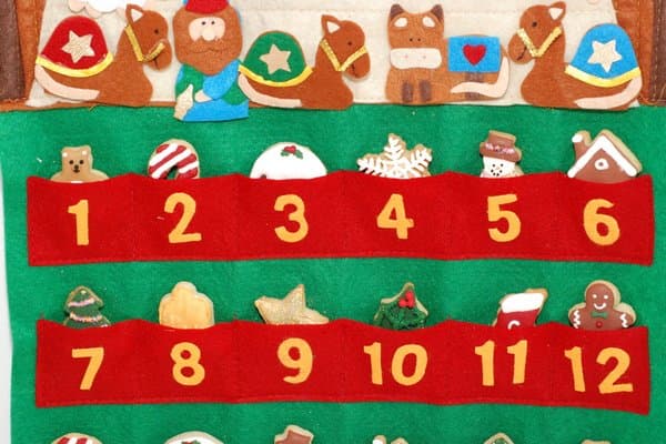 Christmas Cookie Advent Calendar 