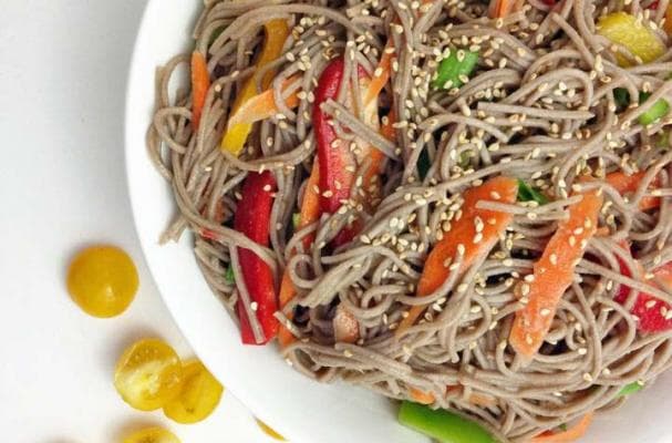 Spring Soba Noodle Salad