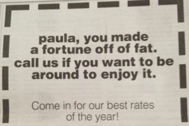 NYSC Targets Paula Deen in Latest Ad