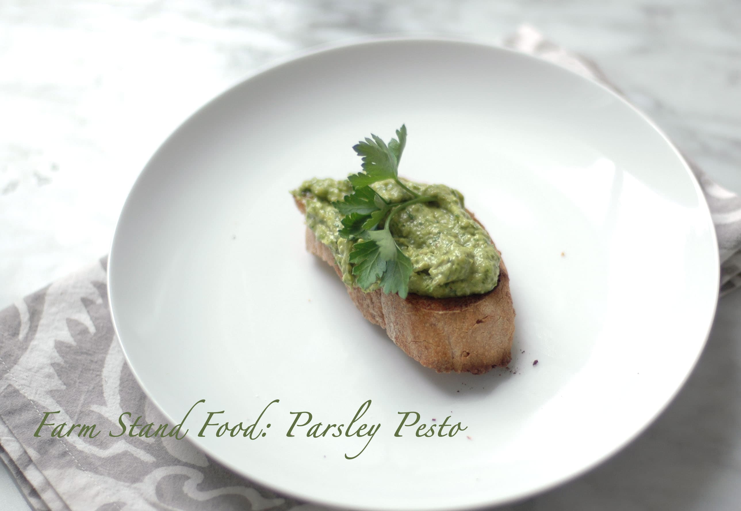 parsley pesto 
