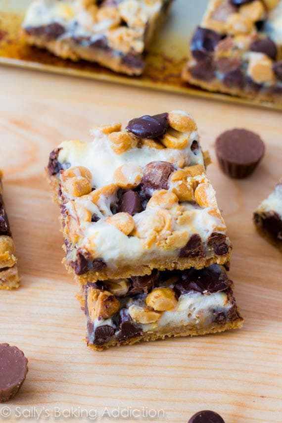 Peanut Butter S'more Seven Layer Bars