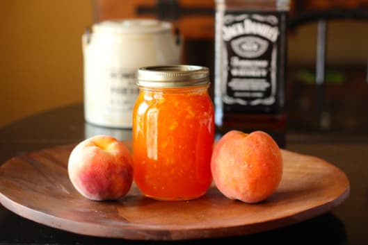 Blazing Bourbon Peach Jam