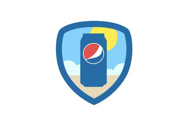 pepsi foursquare badge