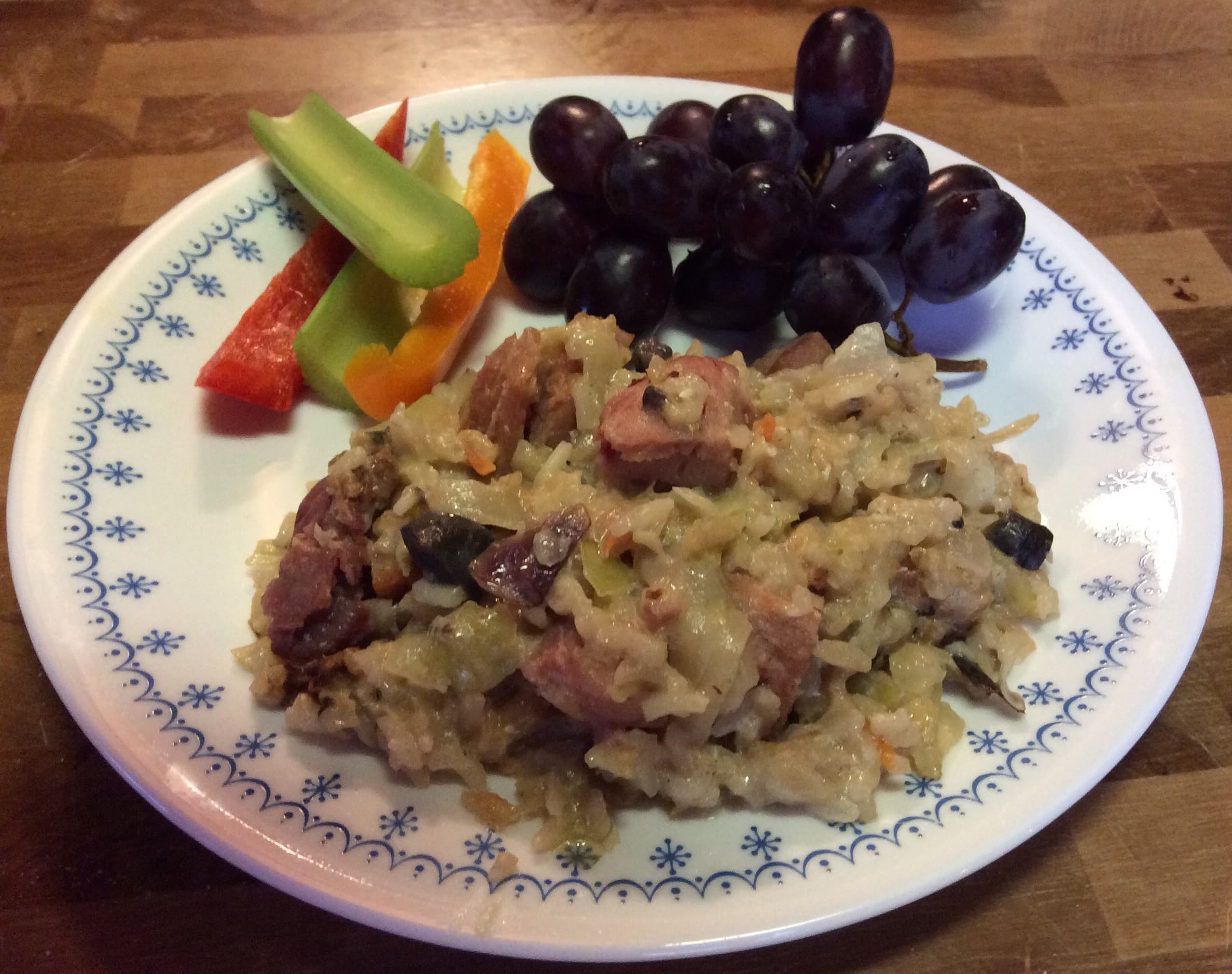 Gluten Free Scalloped Ham and Cabbage Skillet