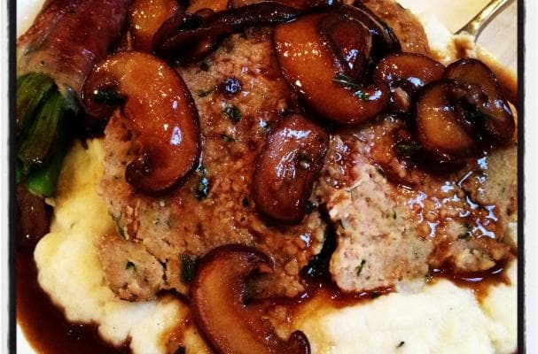 Ground Turkey Meatloaf Marsala