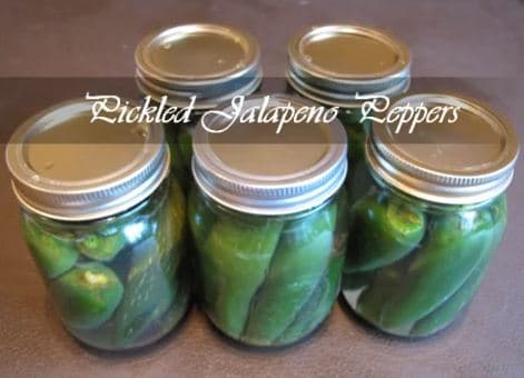 Pickled Jalapeno Peppers